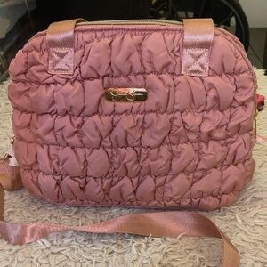 Jessica Simpson Dusty Rose Quilted Lunch Tote